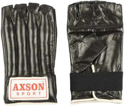 Axson Gloves Boxing Gloves (Free Size, Black)
