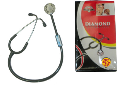 

3S MediLine Deluxe Dual- Side Stethoscope Stethoscope(Black)