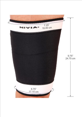 

Nivia TS-584 Thigh Support, Black;white