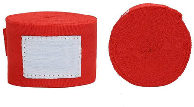 

QUINERGYS Impact Boxing/MMA Handwraps 180" Mexican Style Elastic 1 Pair Wrist Support (, Tyrian Red