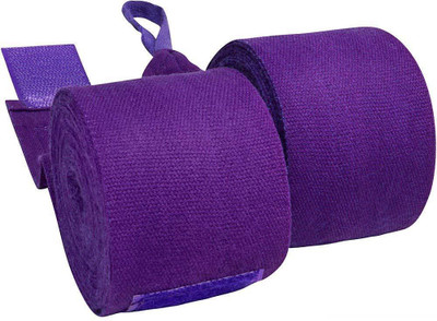 

QUINERGYS - Adult 180" Semi-Elastic Hand Wraps for MMA & Boxing (Pair) Wrist Support (, Zaffre, Blue