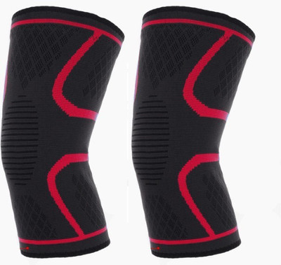 

Urbancart Adjustable Protective Knee Support/Brace For Man And Women Knee Support (Free Size, Multicolor), Red