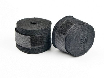 

QUINERGYS Black - Perfect Stretch V4 Mexican Style 180 inch Boxing Hand Wraps Wrist Support (, Carbon Black