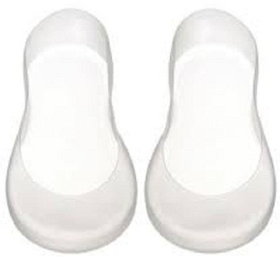

ELEGANTSHOPPING Full Length Silicone Gel Moisturizing Socks Heel Support (XL, White)
