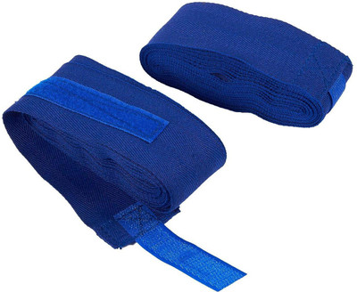 

QUINERGYS Stretch Cotton MMA Hand Wraps/ Boxing Handwraps - 180" inches /4.5 meters Wrist Support (, Yale Blue