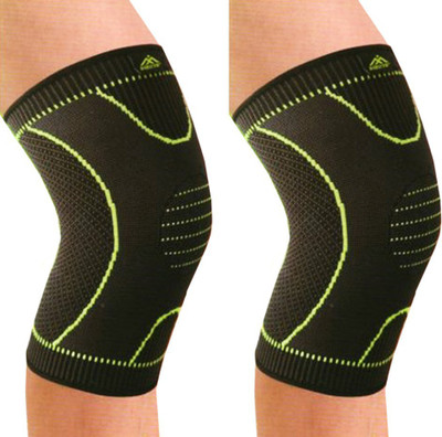 

Urbancart Adjustable Protective Knee Support/ Knee Brace For Man And Women -set of 2 Knee Support (Free Size, Green)