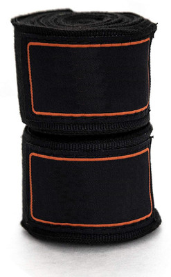 

QUINERGYS Elasticated MMA Boxing Gloves Fist Protector 4.5 meter Bandages Mitts Boxing Wraps Boxing Hand Wraps Wrist Support (, Deep Black