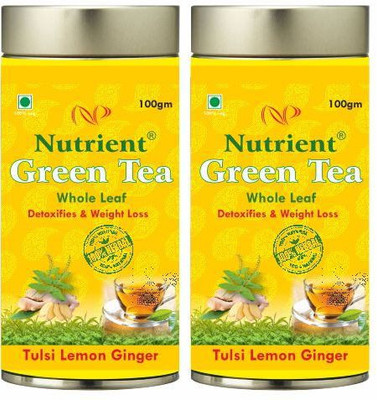 

Nutrient Tulsi Lemon Gingar Lemon Green Tea(200 g, Box)