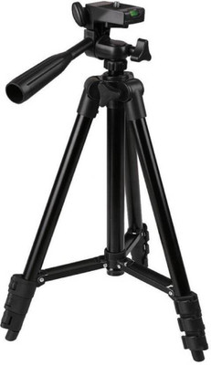

CALLIE 3120 For Camera + Mobile Clip Holder] Fully Flexible Mount Cum Tripod Monopod(Black, Supports Up to 2 g)