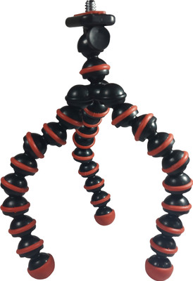 

Ozure 6-inch Mini Gorilla Tripod/Monopod for Action Camera, DSLRs, SLRs, Go Pro Hero 5, Hero 4, Smartphones Color Red Tripod(Multicolor, Supports Up to 1000 g)