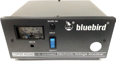 

Bluebird 1KVA 170-280V Copper Wounded Voltage Stabilizer(Black)
