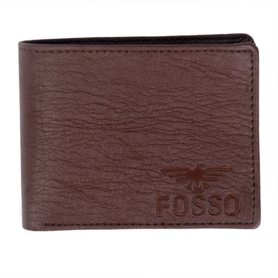 

fosso Men Brown Artificial Leather Wallet(9 Card Slots)