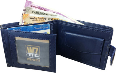 

Wenzest Boys Blue Artificial Leather Wallet(5 Card Slots)