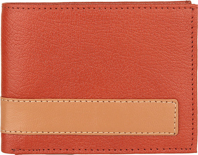 

ALW Men Casual Tan Genuine Leather Wallet(2 Card Slots)