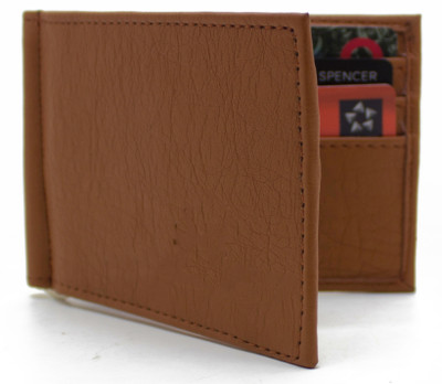 

MS Men Casual Brown Artificial Leather Money Clip(6 Card Slots)