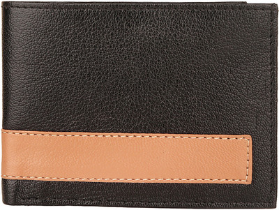 

ALW Men Casual Black Genuine Leather Wallet(2 Card Slots)