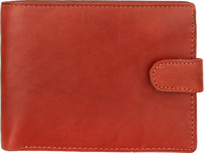 

ALW Men Casual Brown Genuine Leather Wallet(3 Card Slots), Camal