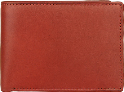 

ALW Men Casual Tan Genuine Leather Wallet(8 Card Slots), Camal