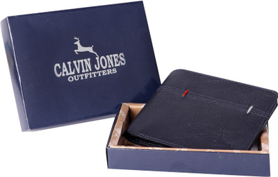 

CALVIN JONES Men Blue Genuine Leather Wallet(5 Card Slots), Navy