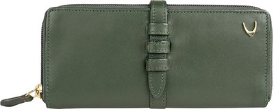 

Hidesign Women Casual Green Genuine Leather Wallet(2 Card Slots)