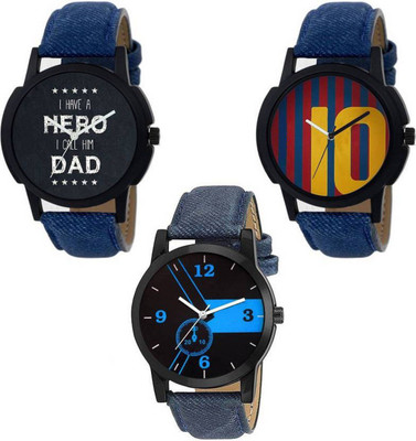 

goodfortune 3-color contrast Dial combo boys&girls Watch - For Men