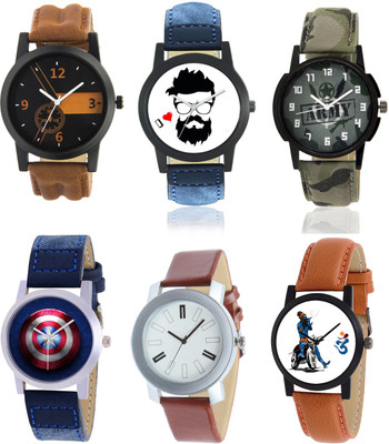 KNACK New trending Beardo and captain america chronograph wacthes for Boys and Girls Watch - For Men & Women