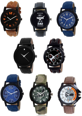 

KNACK KNK-VII Latest Chronograph design Genuine Leather Belt watches for Boys and Girls Watch - For Men & Women