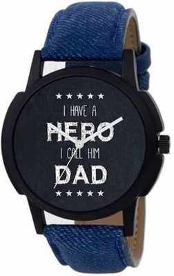 

OpenDeal Blue New Denim Leather Strap Watches Watch - For Men & Women
