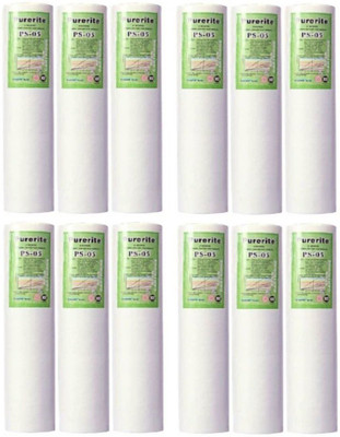 

Latexo Purerite Spun Filter Ps-05 10 Inch 5 Micron (Set of 12) Solid Filter Cartridge(5, Pack of 12)
