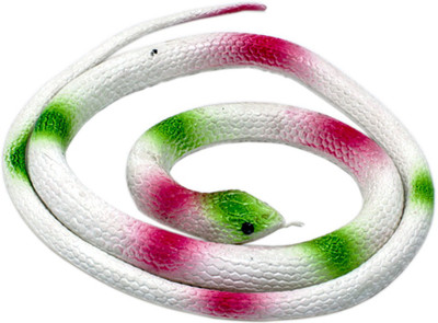 

Tootpado Realistic Rubber Snake Toy 35 Inch Long Cobra - White (2FNS79) - Garden Props Prank Gag Gifts(White)