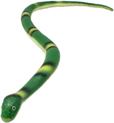 

Tootpado Realistic Rubber Snake Toy 31 Inch Long Cobra - Green (2FNS81) - Garden Props Prank Gag Gifts(Green)