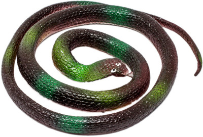 

Tootpado Realistic Rubber Snake Toy 35 Inch Long Cobra - Black (2FNS78) - Garden Props Prank Gag Gifts(Multicolor)