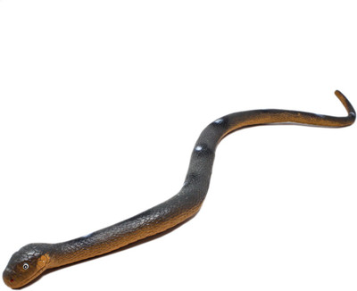 

Tootpado Realistic Rubber Snake Toy 31 Inch Long Cobra - Black (2FNS82) - Garden Props Prank Gag Gifts(Black)
