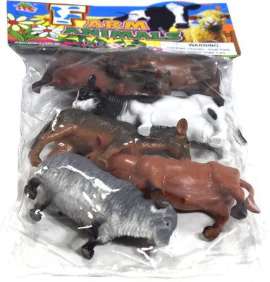 

Saffronworld Farm Animals Set Medium-6 PCS(Multicolor)