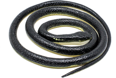 

Tootpado Realistic Rubber Snake Toy 50 Inch Long Black Mamba - Black (2FNS80) - Garden Props Prank Gag Gifts(Black)