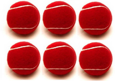 

GLS Cricket Tennis Ball Superior Grip High Bounce Standard Size - Pack of 6 (Red) Cricket Tennis Ball(Pack of 6, Red), Green