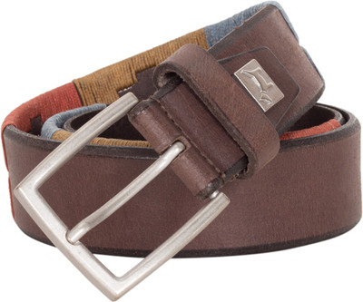 

Pelpe Men Casual Brown Genuine Leather Belt, Chocolate