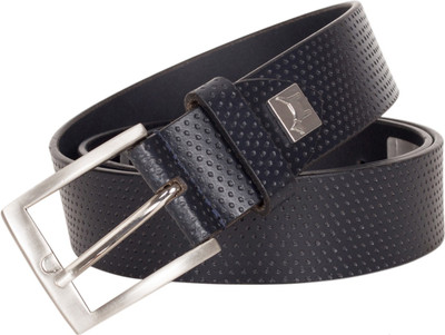 

Pelpe Men Casual Black Genuine Leather Belt