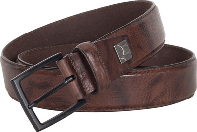 

Pelpe Men Casual Brown Genuine Leather Belt