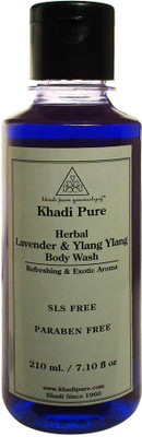 

Khadi Pure Herbal Lavender & Ylang Ylang Body Wash SLS-Paraben Free(210 ml)