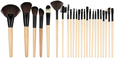 

Yoana Professional Series Makeup Brush Set With Leather Pouch(Pack of 24)