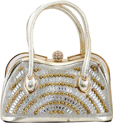 

Chouhan Stylish Party Silver Clutch