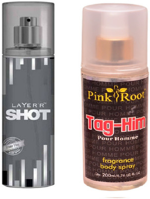 

Pink Root TAG-HIM MIST WITH LAYER'R SHOT POWER PLAY(Set of 2)