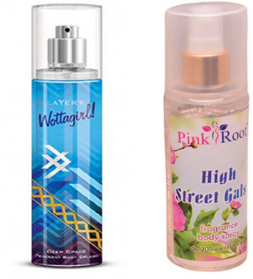 

Pink Root HIGH STREET GIRLS MIST WITH LAYER'R WOTTAGIRL! DEEP SPACE(Set of 2)