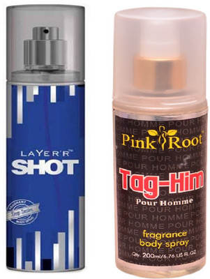

Pink Root TAG-HIM MIST WITH LAYER'R SHOT DEEP DESIRE(Set of 2)