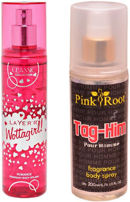 

Pink Root TAG-HIM MIST WITH LAYER'R WOTTAGIRL! ROMANCE(Set of 2)