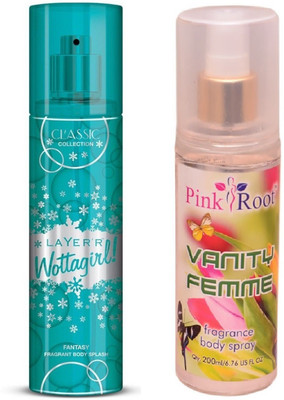 

Pink Root VANITY FEMME MIST WITH LAYER'R WOTTAGIRL! FANTASY(Set of 2)