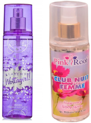 

Pink Root CLUB NUIT FEMME MIST WITH LAYER'R WOTTAGIRL! HEAVEN(Set of 2)