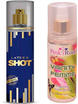 

Pink Root VANITY FEMME MIST WITH LAYER'R SHOT PASSION(Set of 2)