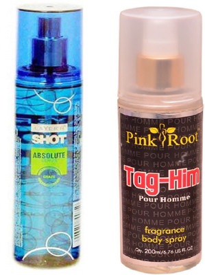 

Pink Root TAG-HIM MIST WITH LAYER'R SHOT ABSOLUTE CRAZE(Set of 2)